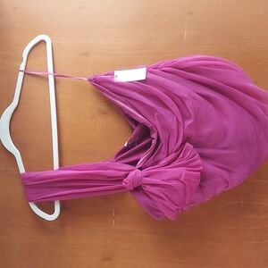 Maeve by Anthropologie NWT One Shoulder Draped Stretch Top XL